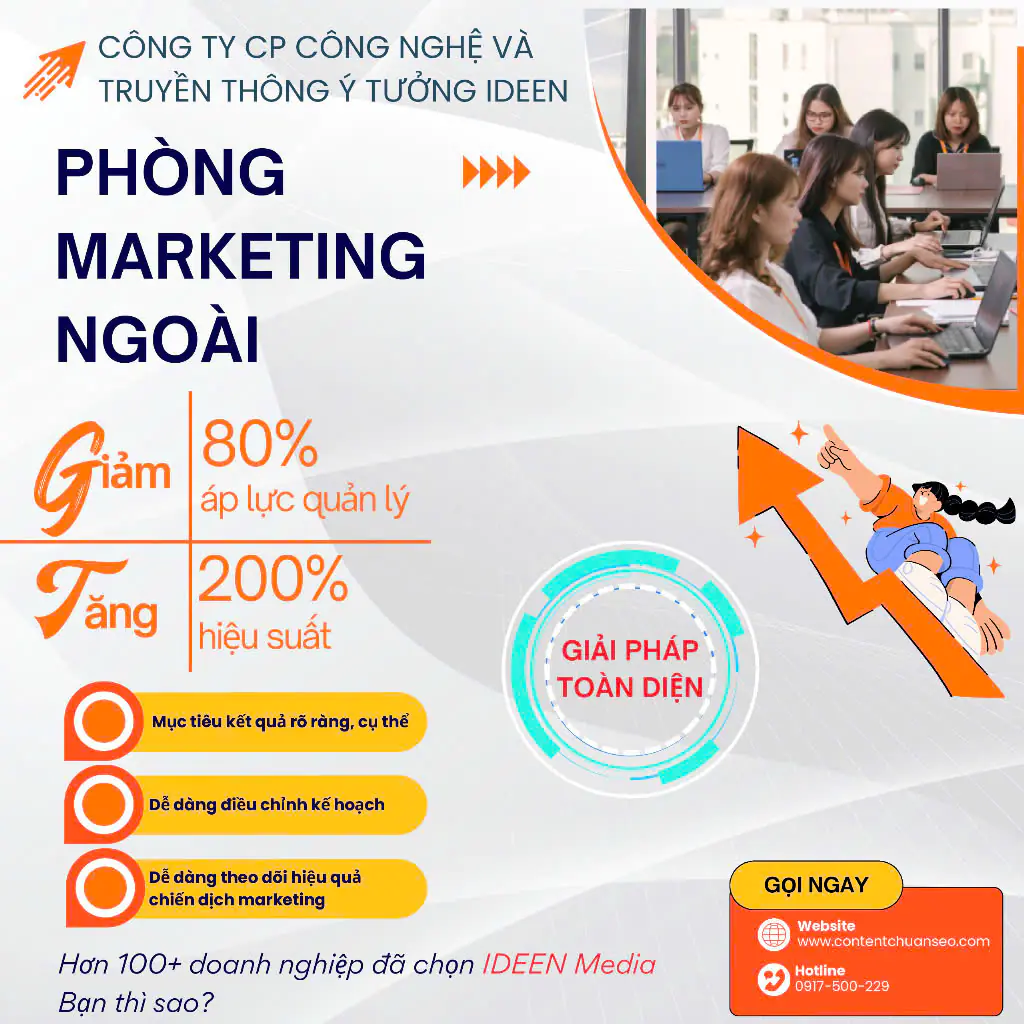 Ph&ograve;ng maketing thu&ecirc; ngo&agrave;i tại IDEEN